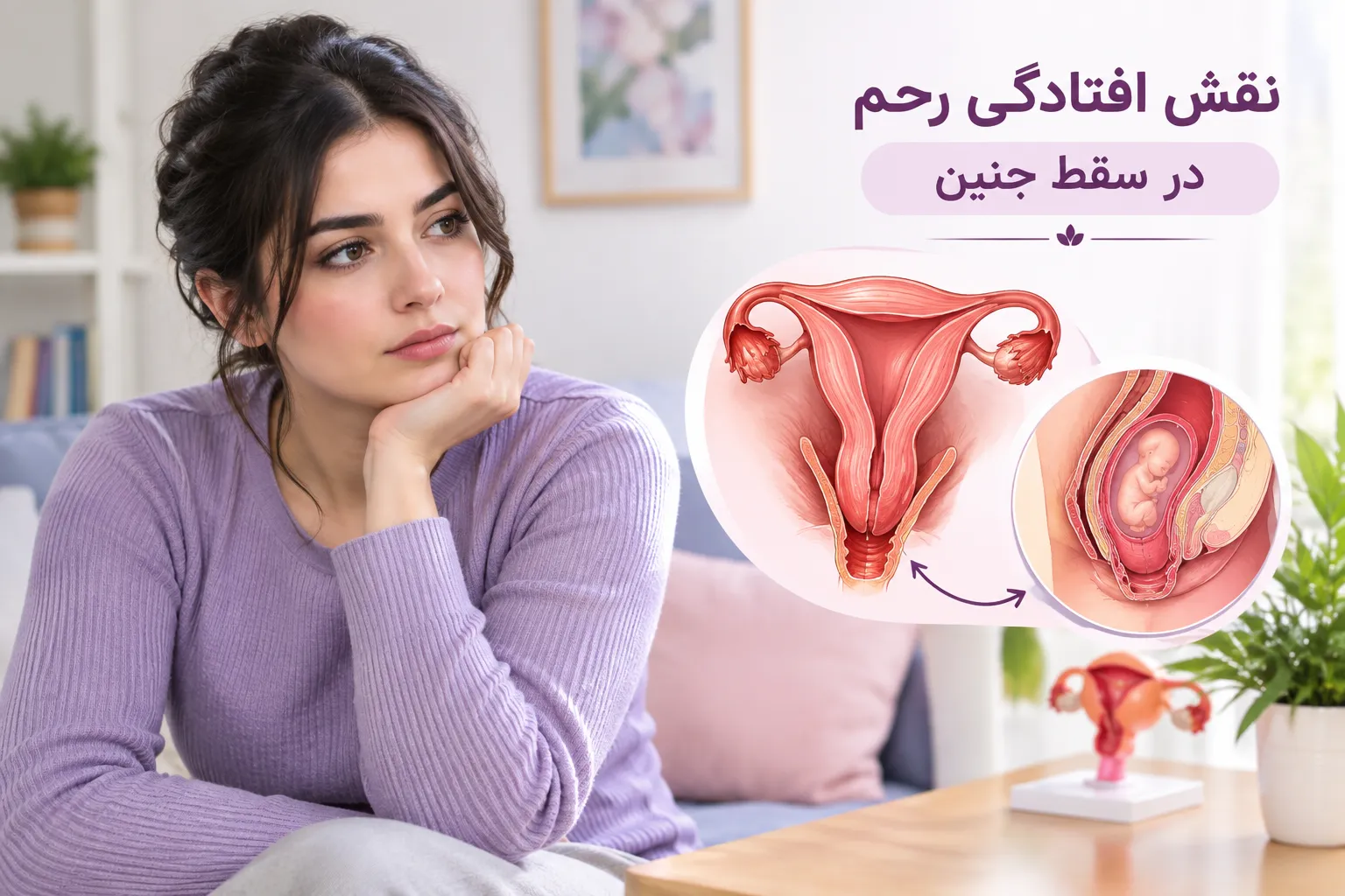 بررسی ارتباط افتادگی رحم در سقط جنین، علائم، روشهای پیشگیری، پیشآگهی و درمان تخصصی طبق متون معتبر پزشکی