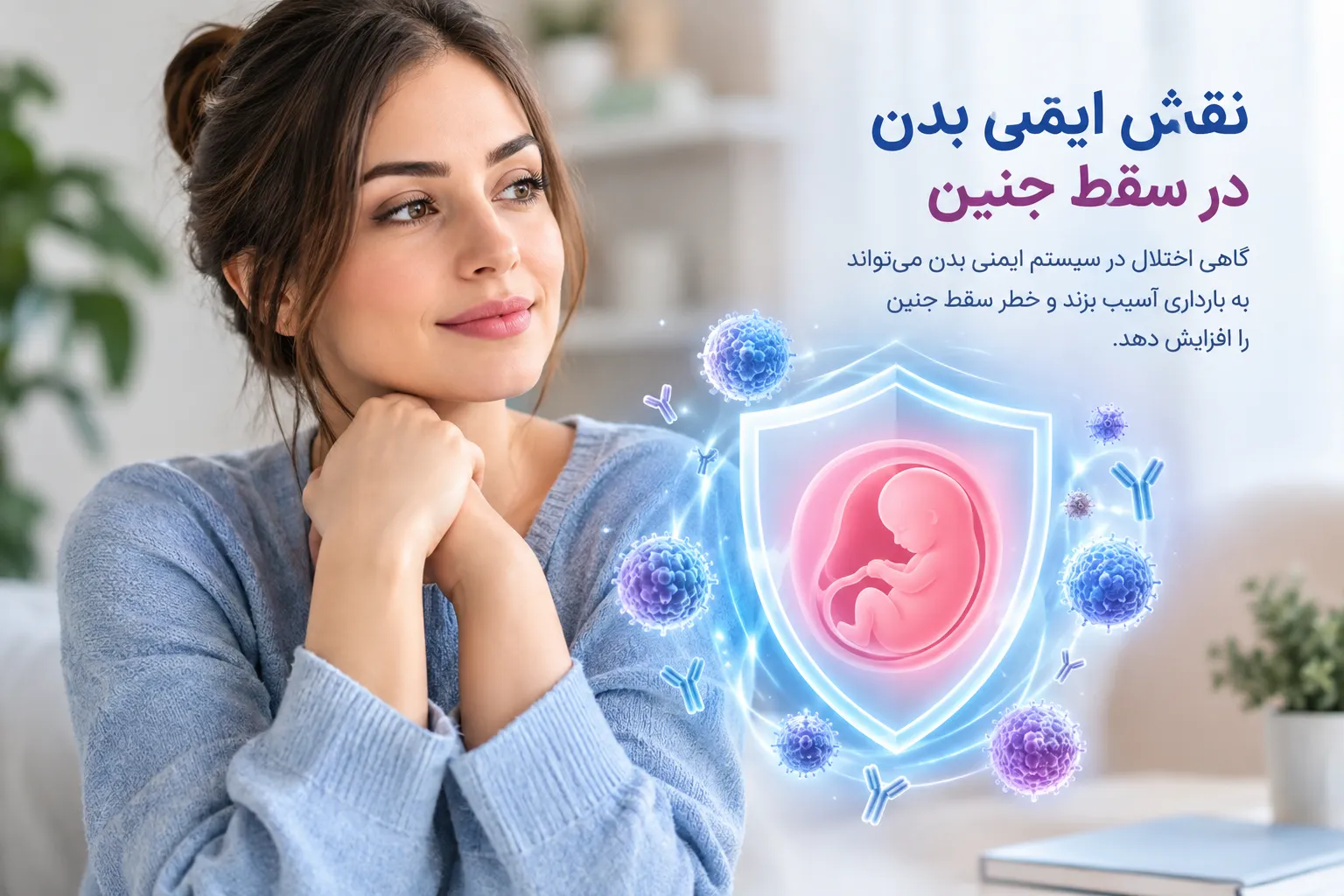 بررسی دقیق نقش ایمنی بدن در سقط جنین مکرر. آشنایی با سلولهای NK، سندروم آپلا، آزمایشهای ایمونولوژی و درمانهای دارویی مانند سرم IVIG
