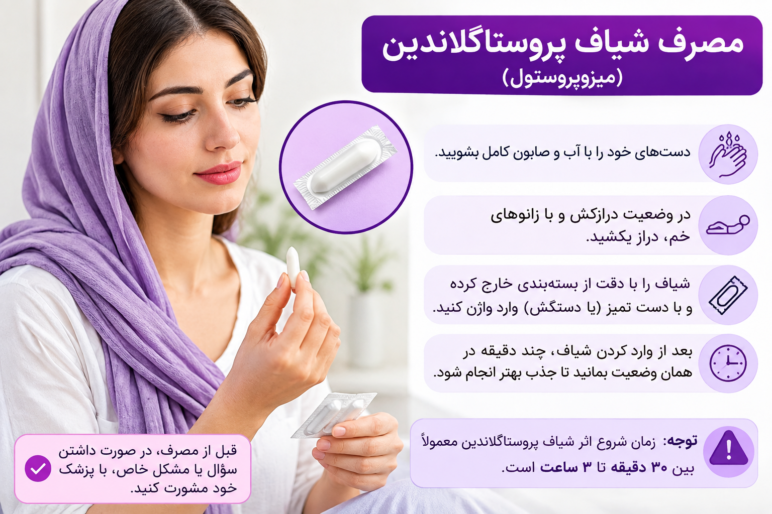 مصرف شیاف پروستاگلاندین %%sep%% کاربرد شیاف پروستاگلاندین %%sep%% دوز شیاف پروستاگلاندین %%sep%% عوارض شیاف پروستاگلاندین %%sep%% شیاف پروستاگلاندین برای زایمان