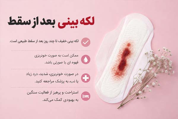 لکه بینی بعد از سقط %%sep%% خونریزی بعد از سقط جنین %%sep%% ترشحات بعد از سقط %%sep%% مدت خونریزی بعد از سقط %%sep%% بقایای بارداری بعد از سقط